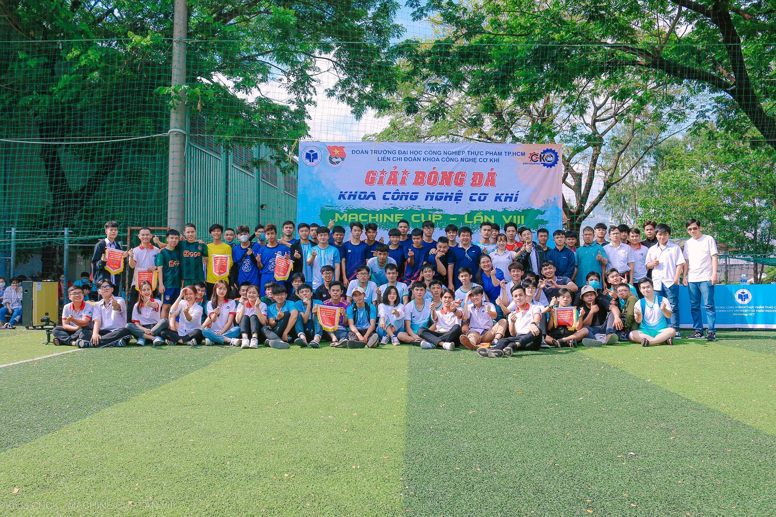 Khai mạc Giải bóng đá “Machine cup lần VIII năm 2021" – Khoa Công nghệ Cơ khí - HUFI 