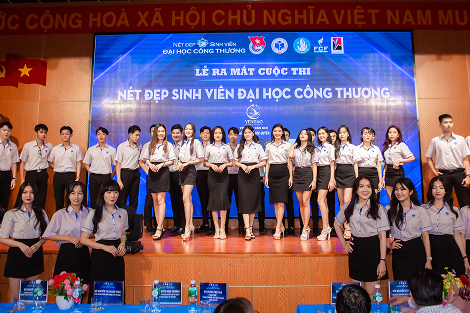 Không khí sôi nổi trong đêm ra mắt cuộc thi “Nét đẹp sinh viên Đại học Công Thương” 